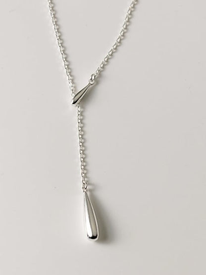 Water Drop Tassel Necklace