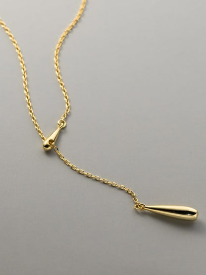 Water Drop Tassel Necklace