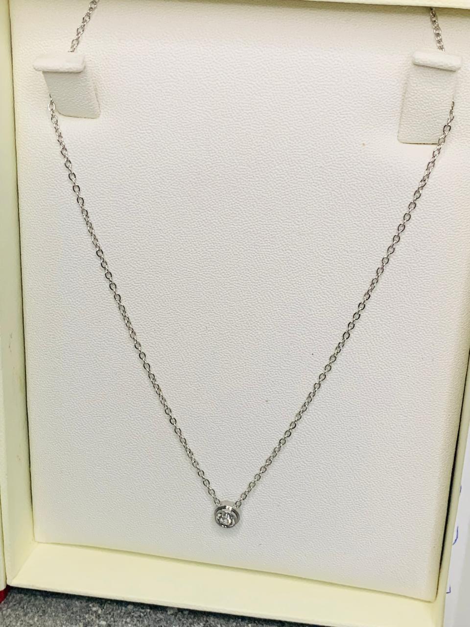 CleefLux™ Single Diamond Pendant (Gold/Silver)
