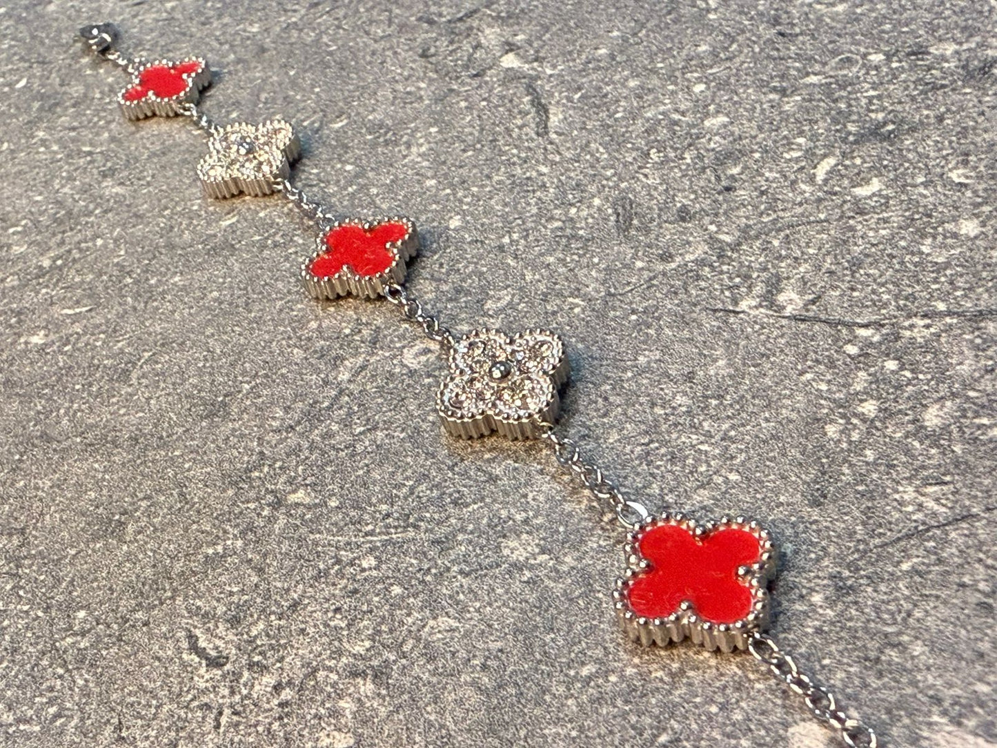 CleefLux™ Clover Iced Bracelet