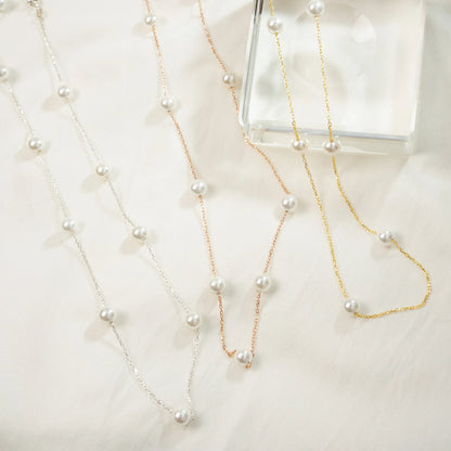 CleefLux™ Pearl Beaded Necklace