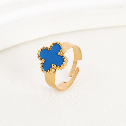 CleefLux™  Viral Adjustable Clover Ring (4 Leaf)