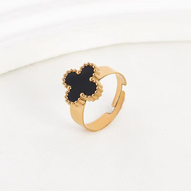 CleefLux™  Viral Adjustable Clover Ring (4 Leaf)