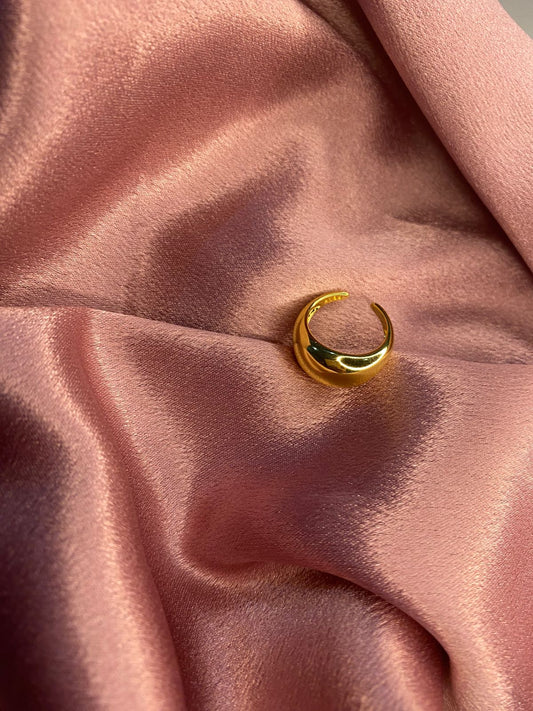 simple cuff gold ring