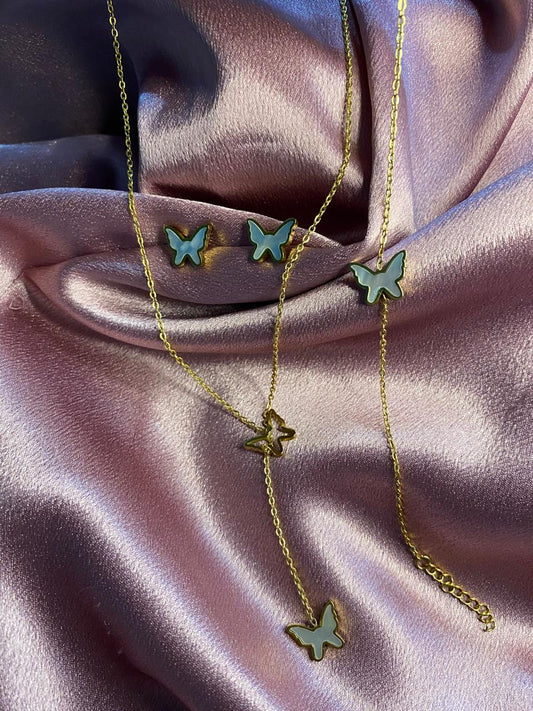 Butterfly minimalist set Gold